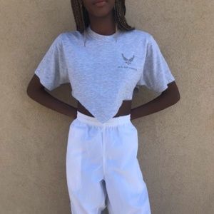 AIR FORCE CROP TEE